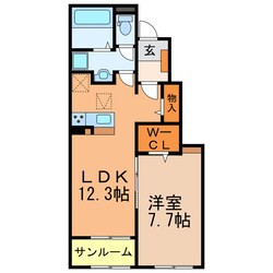 クレアティボ　カーサの物件間取画像